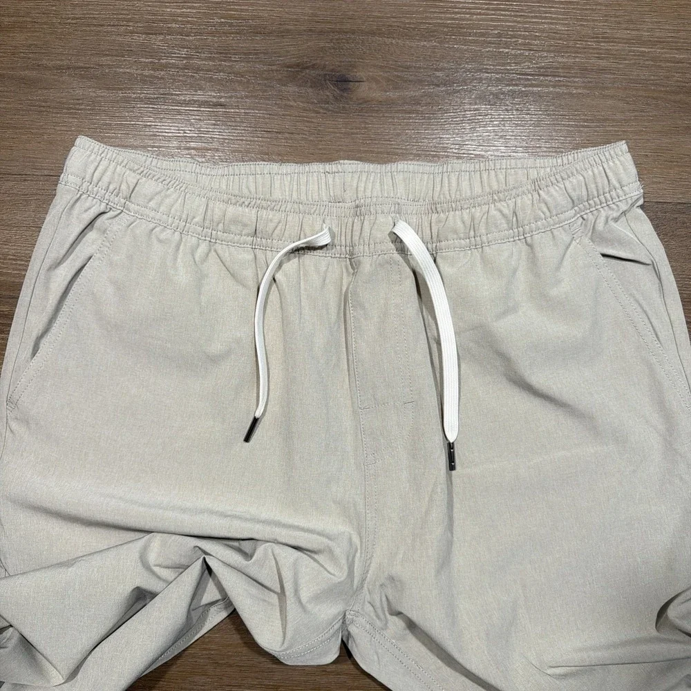 Fair Harbor The One Pant Men's XL Beige Performance Stretch Drawstring Pants
